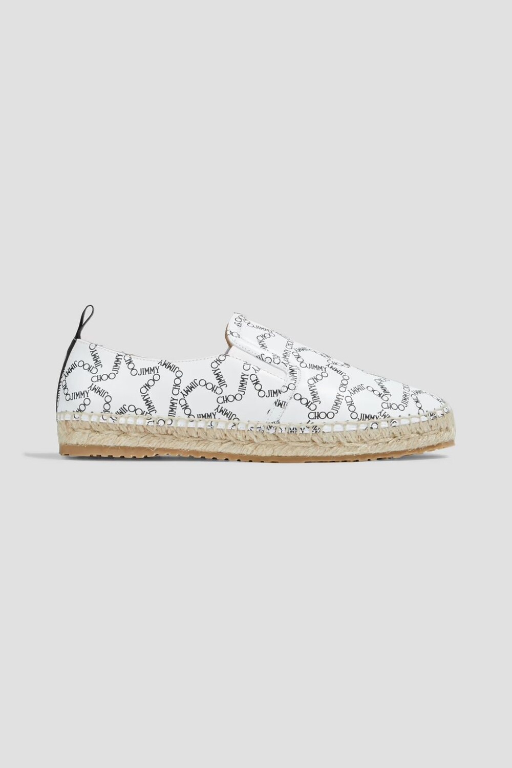 

Кожаные эспадрильи с принтом Lichi Jimmy Choo, белый