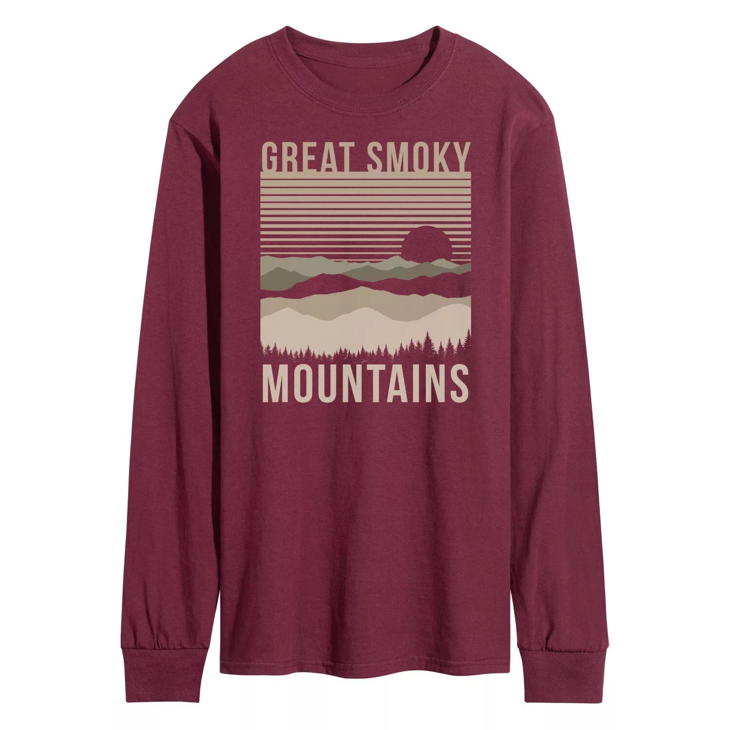 

Мужская футболка с рисунком Great Smoky Mountains Licensed Character