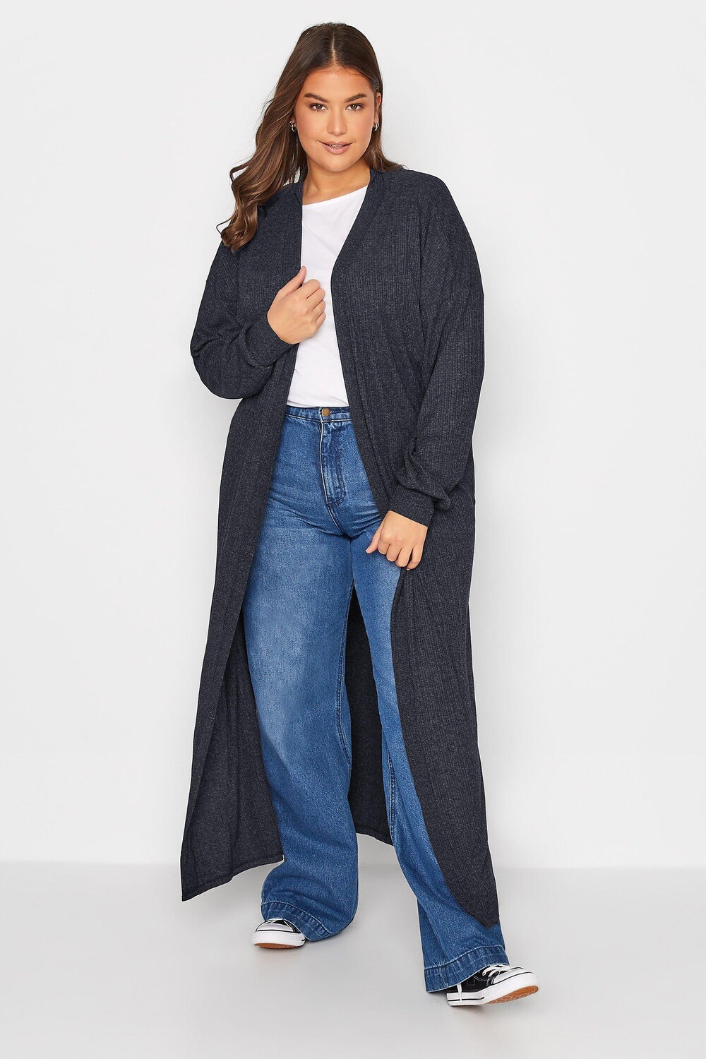 

Высокий удлиненный кардиган Long Tall Sally, серый