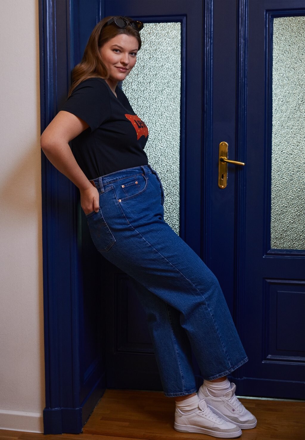 

Джинсы свободного кроя Levi's Ribcage, поп