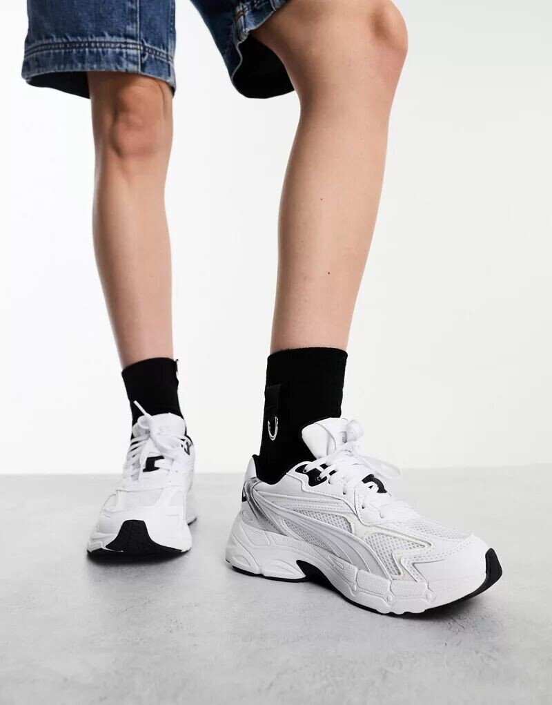 

Белые кроссовки PUMA Teveris Nitro