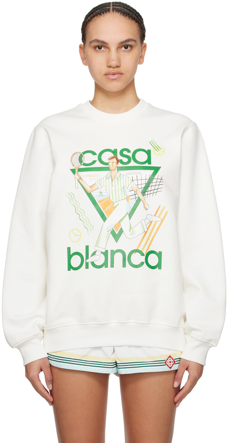 

Белоснежный свитшот Le Jeu Casablanca, цвет Off-white