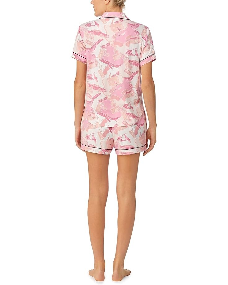 

Пижамный комплект Kate Spade New York Short Sleeve Notch Boxer PJ Set, цвет Bon Voyage