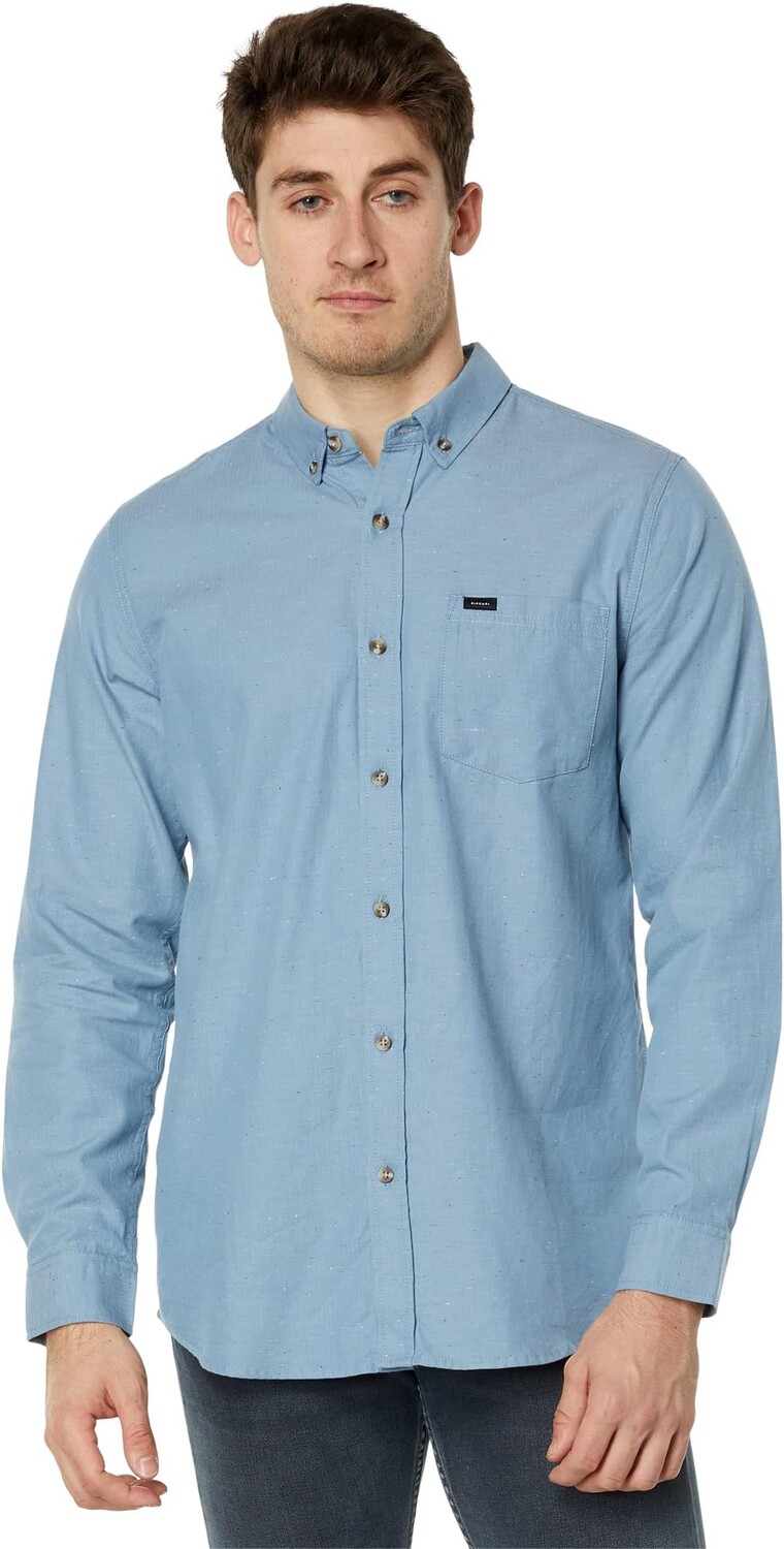 

Рубашка Ourtime Long Sleeve Woven Rip Curl, цвет Dusty Blue