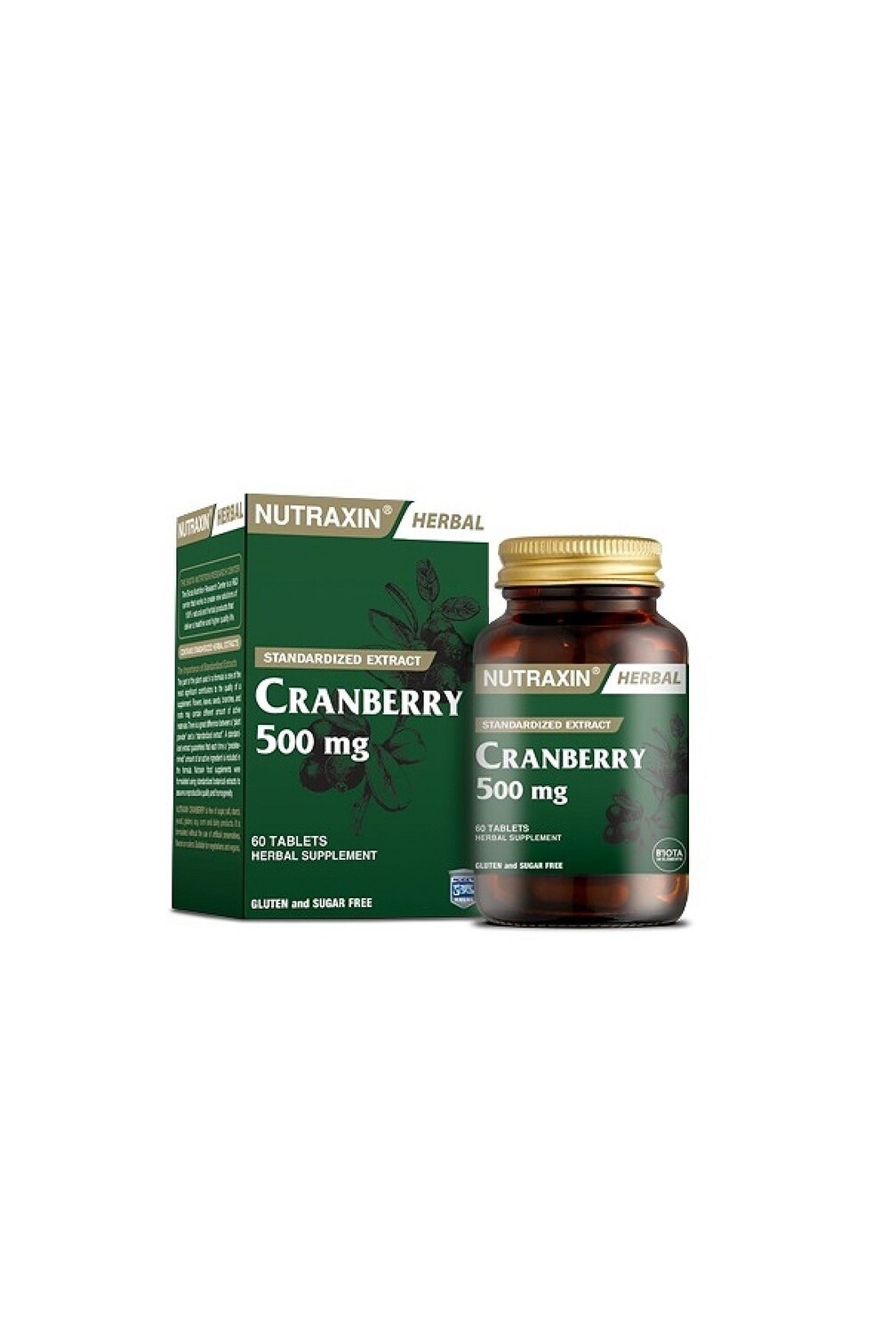 

Nutraxin Клюква 60 таблеток с фруктовым экстрактом