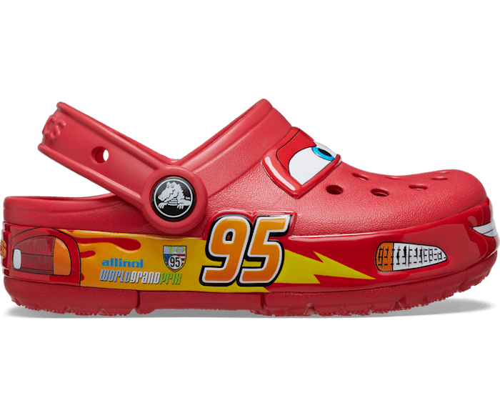 Сабо Lightning McQueen от Disney и Pixar Cars Crocs детские, цвет Red