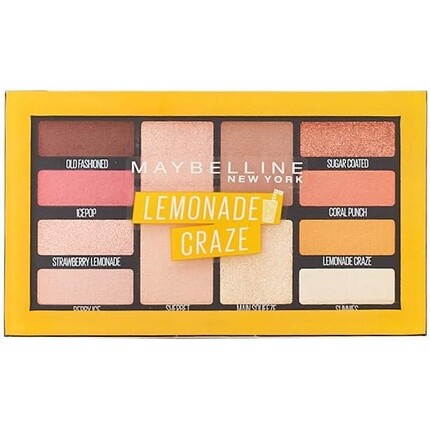 

Палитра теней для век Makeup Lemonade Craze 0,26 унции, Maybelline New York