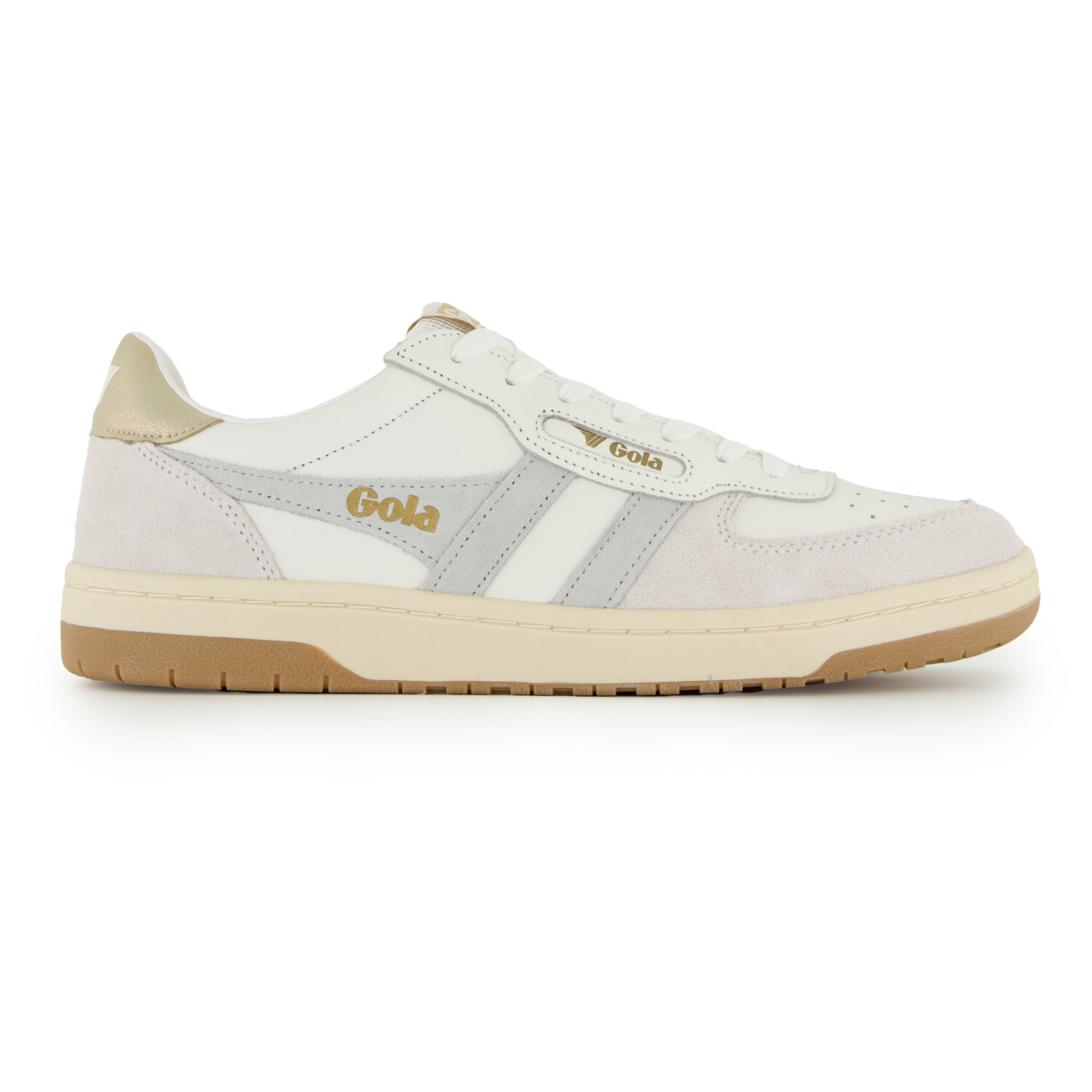 

Кроссовки Gola Women's Hawk, цвет White/Ice Blue/Gold