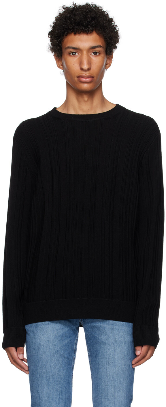 

Черный свитер с круглым вырезом Paul Smith