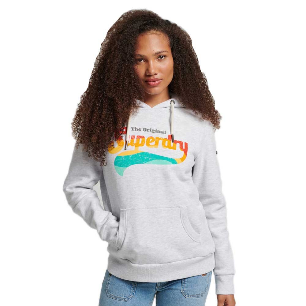 

Худи Superdry Vintage Rainbow, серый