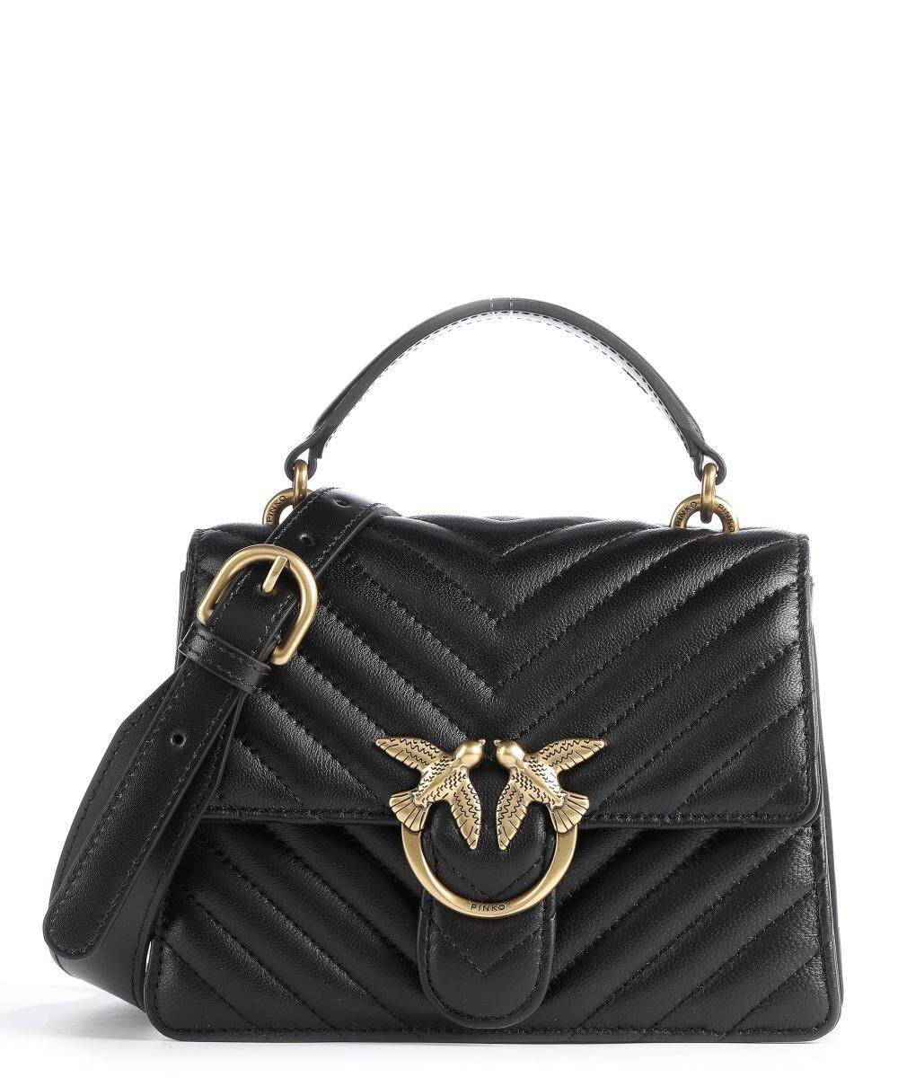 

Сумочка Love One Mini Light из овчины Pinko, черный