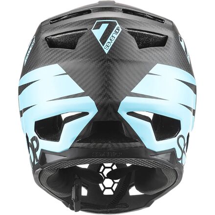 Карбоновый шлем проекта .23 7 Protection, цвет Matt Ice Blue/Black
