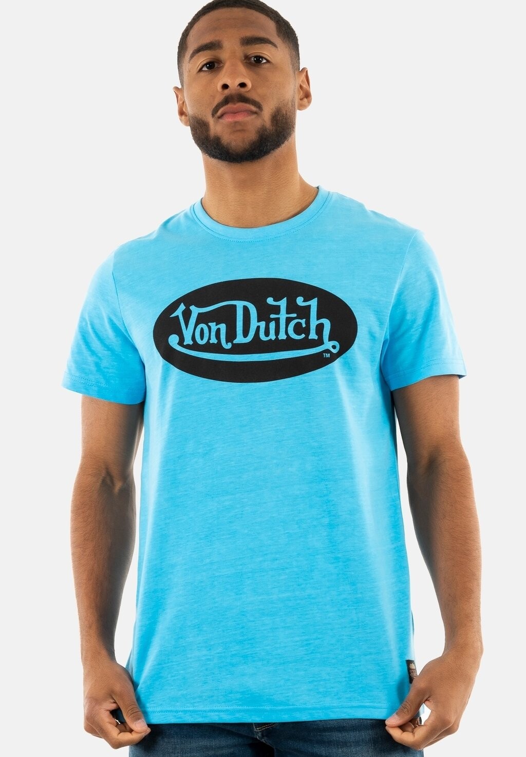 

Футболка с принтом TRCFRONT Von Dutch, синий