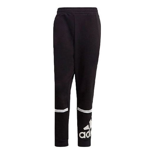 цена Спортивные штаны Men's adidas Large Logo Colorblock Casual Sports Breathable Long Pants/Trousers Black, черный