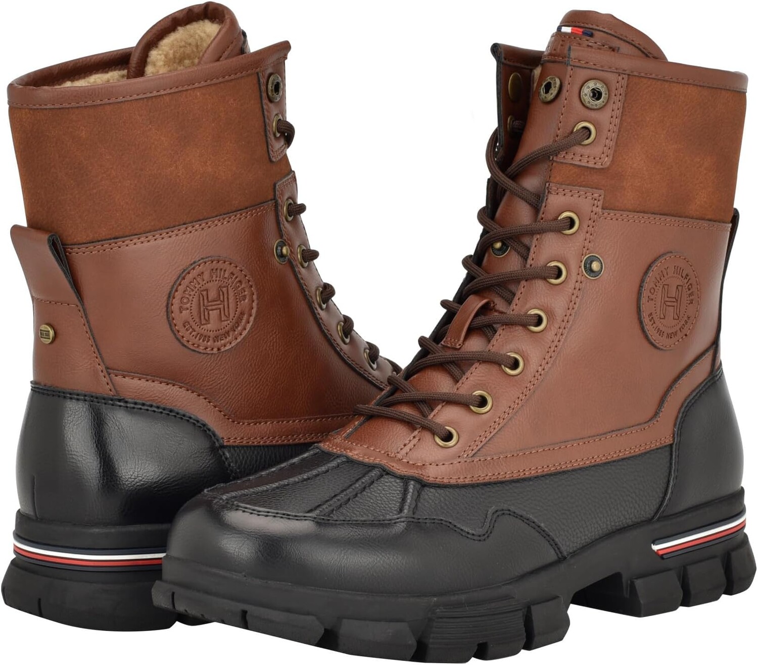 

Сапоги Ibadan Tommy Hilfiger, цвет Black/Medium Brown