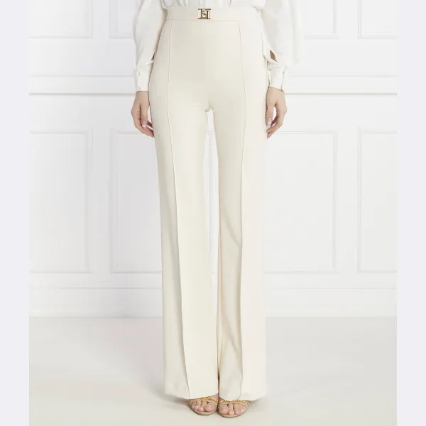 

Расклешенные брюки Elisabetta Franchi, бежевый