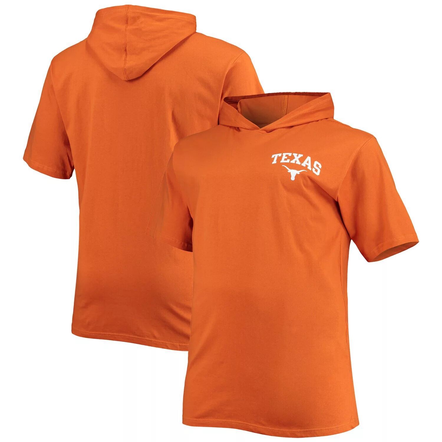 

Мужская футболка с капюшоном Texas Orange Texas Longhorns Big & Tall Team