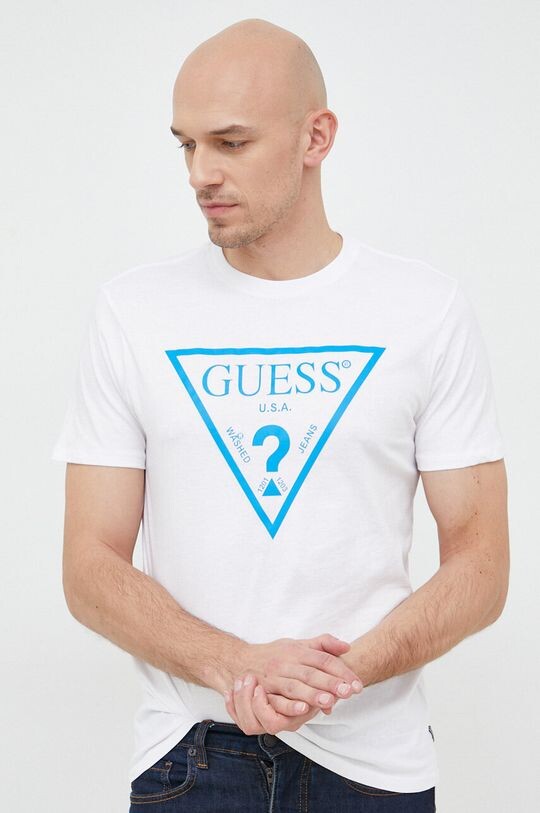 

Футболка из хлопка Guess, белый