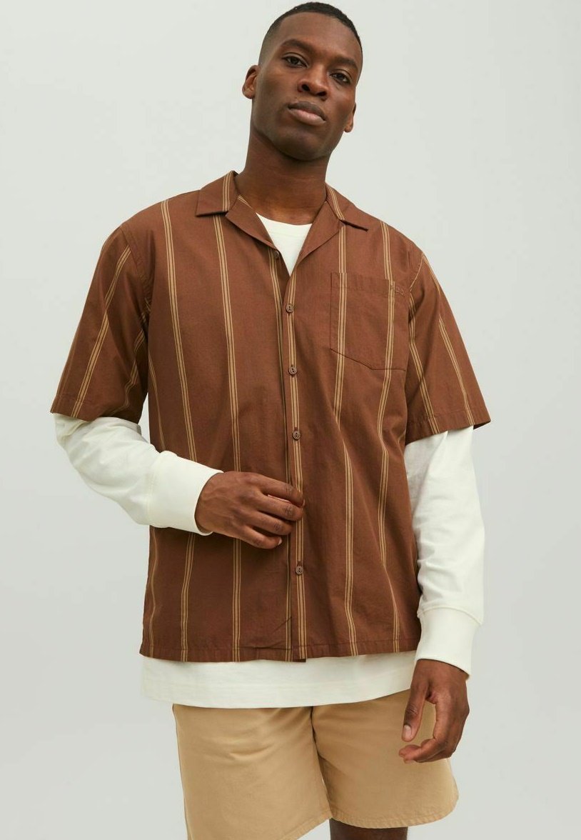 Рубашка R.D.D. ROYAL DENIM DIVISION, цвет cocoa brown
