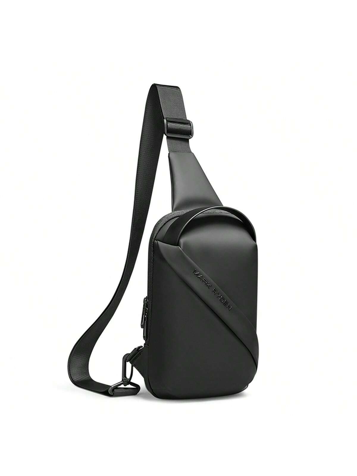 MARK RYDEN сумка через плечо, черный винтажный рюкзак слинг из натуральной кожи для мужчин ранец через плечо для путешествий пешего туризма нагрудная сумка на ремне