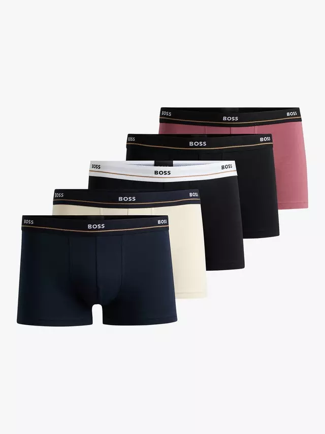 

Трусы HUGO BOSS BOSS Logo Waistband 5 шт, цвет black/multi