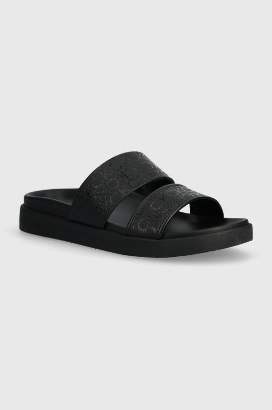 

Шлепанцы FLAT SLIDE EPI MONO Calvin Klein, черный