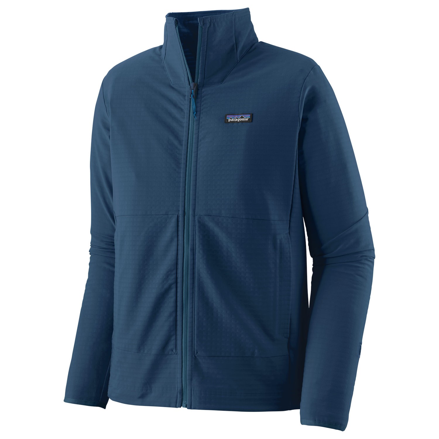 Куртка из софтшелла Patagonia R1 Techface, цвет Tidepool Blue куртка patagonia men s silent down jacket m