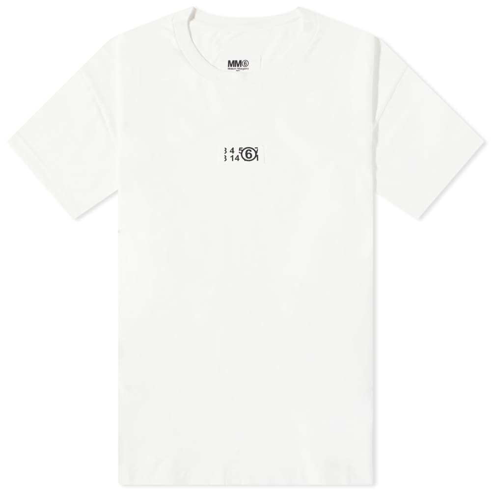 

Футболка с цифровым логотипом MM6 Maison Margiela