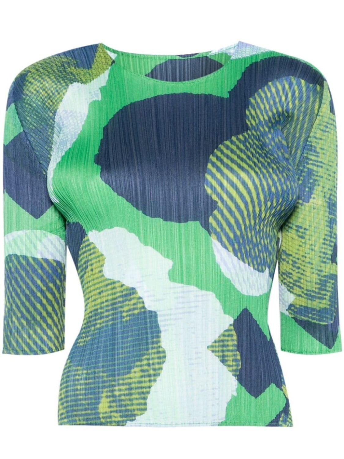 

Pleats Please Issey Miyake блузка Meteorite, зеленый