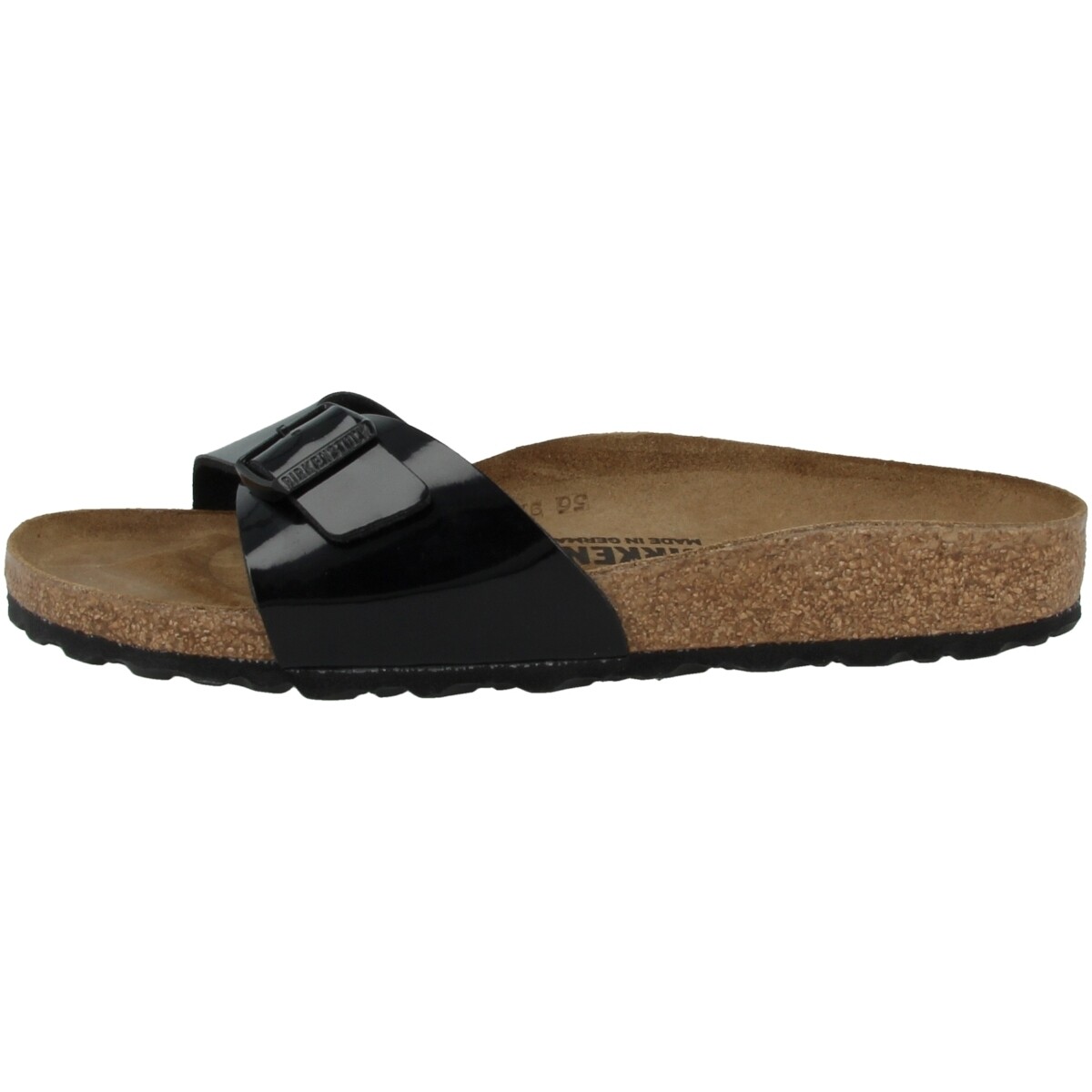

Мюли Birkenstock Pantolette Madrid Birko Flor Lack normal, черный