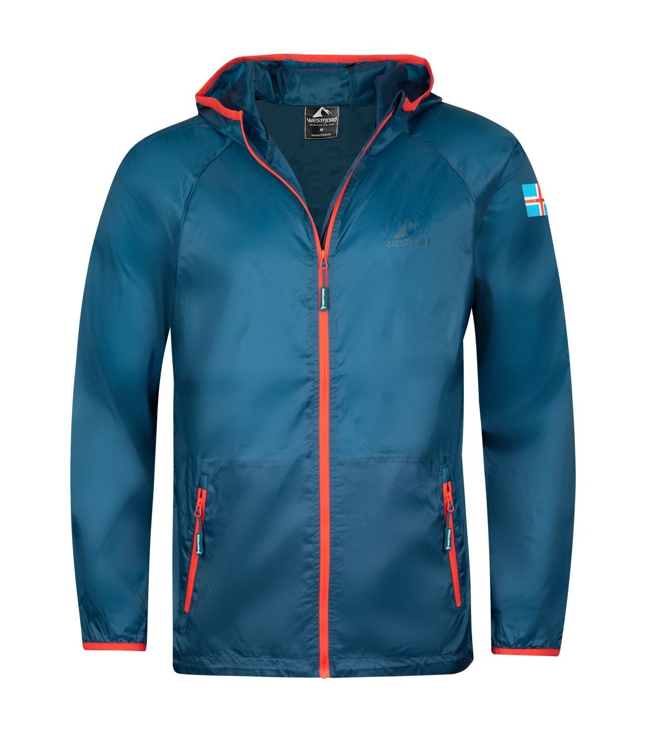 

Куртка Westfjord Jacke Performance Skin, цвет Petrolblau/Rot