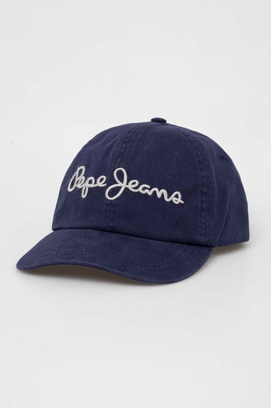 

Бейсболка Gilbert из хлопка Pepe Jeans, темно-синий