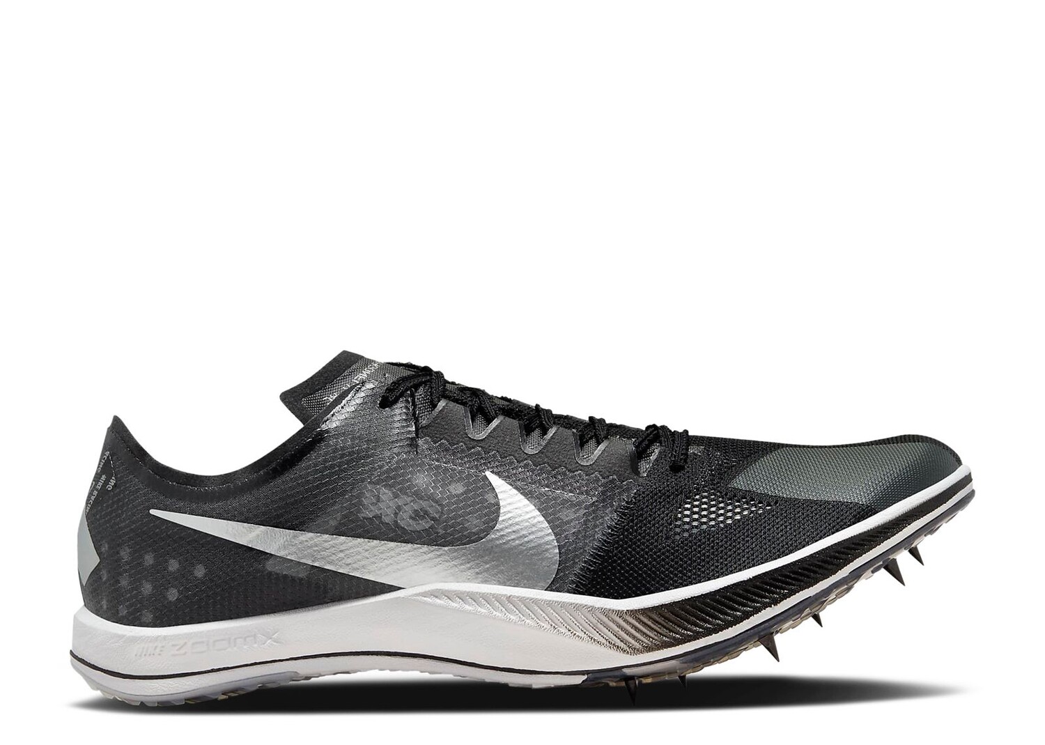 

Кроссовки Nike Zoomx Dragonfly 'Black Metallic Silver', черный