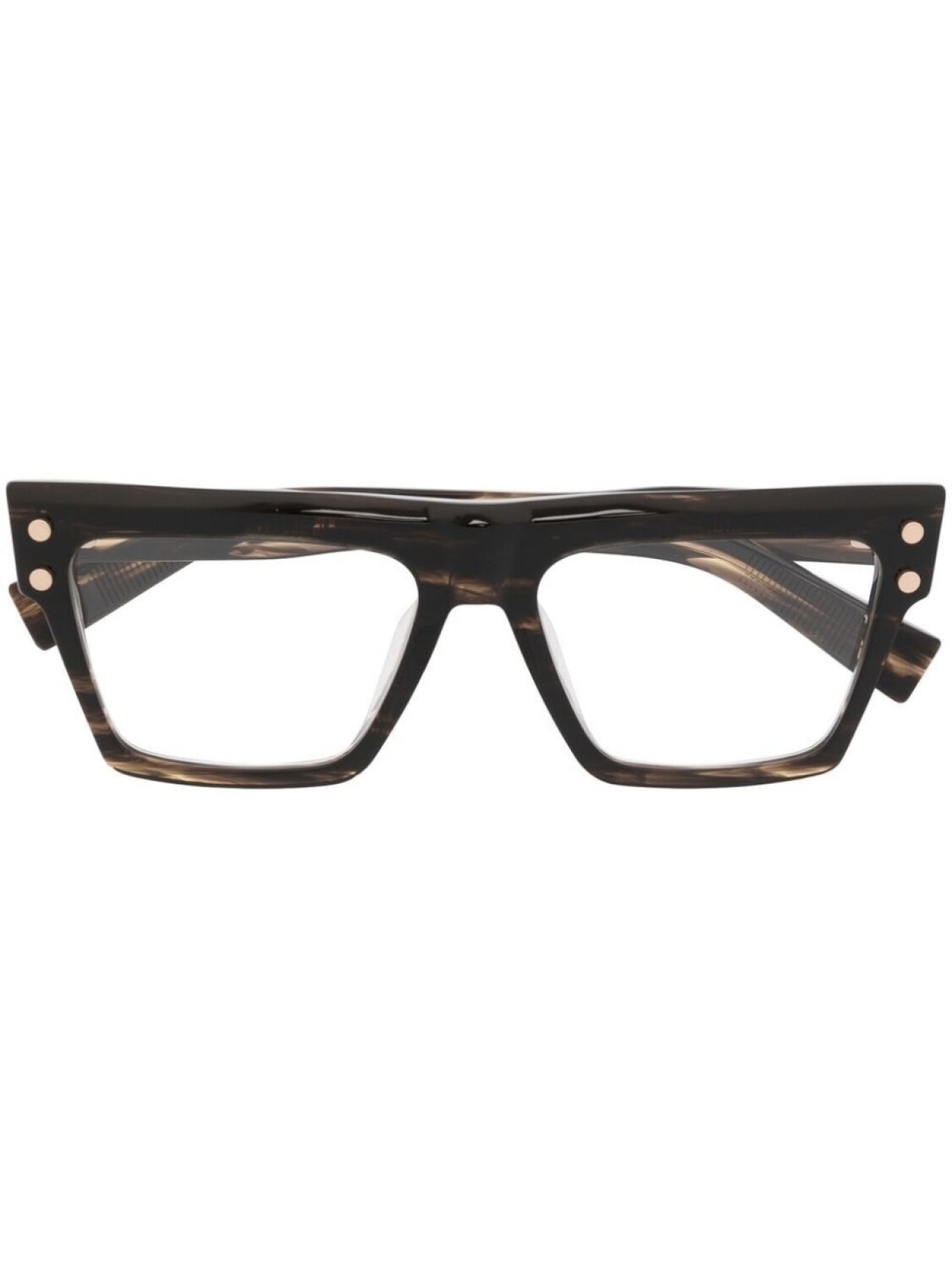 

Balmain Eyewear очки в прямоугольной оправе, коричневый