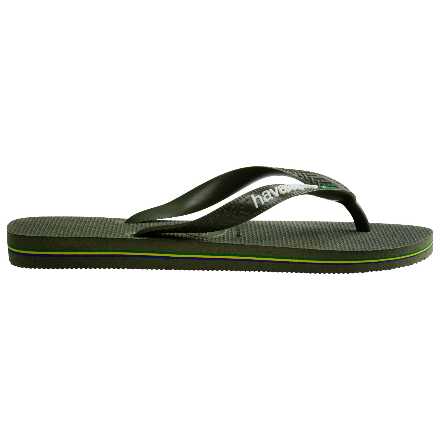 Сандалии Havaianas Brasil Logo, цвет Green/Green