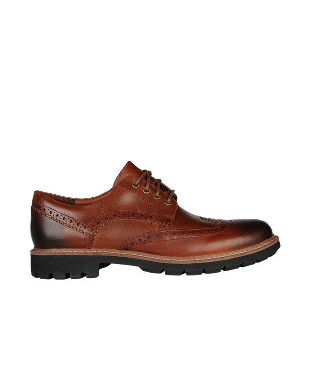 

Туфли на шнуровке Clarks, коньяк