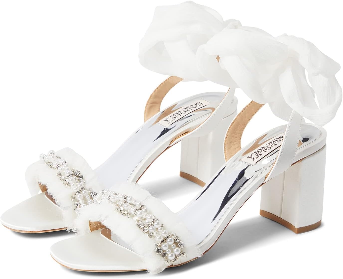 

Босоножки Tana Badgley Mischka, цвет Soft White