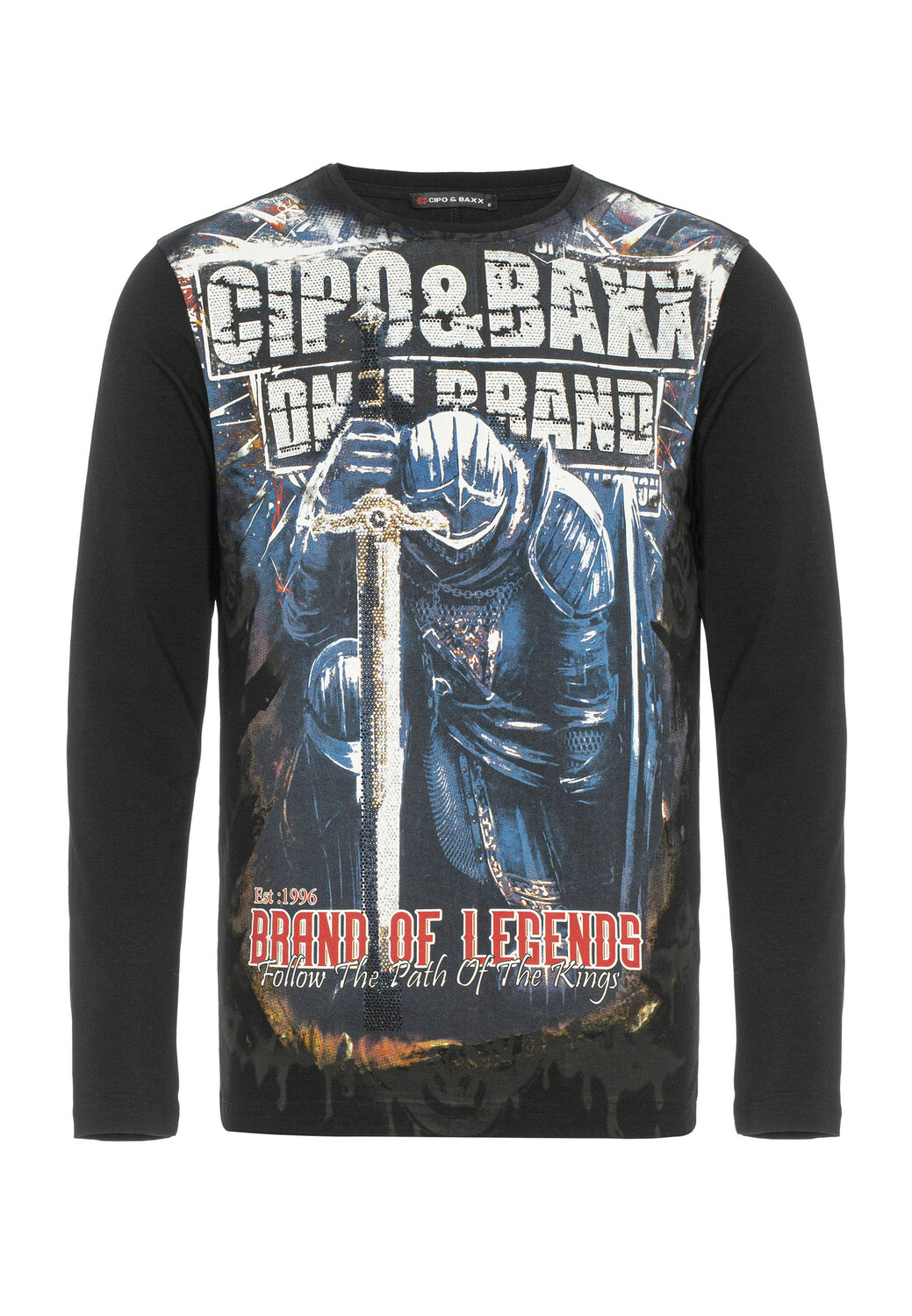 

Лонгслив Cipo & Baxx Sweatshirt, черный