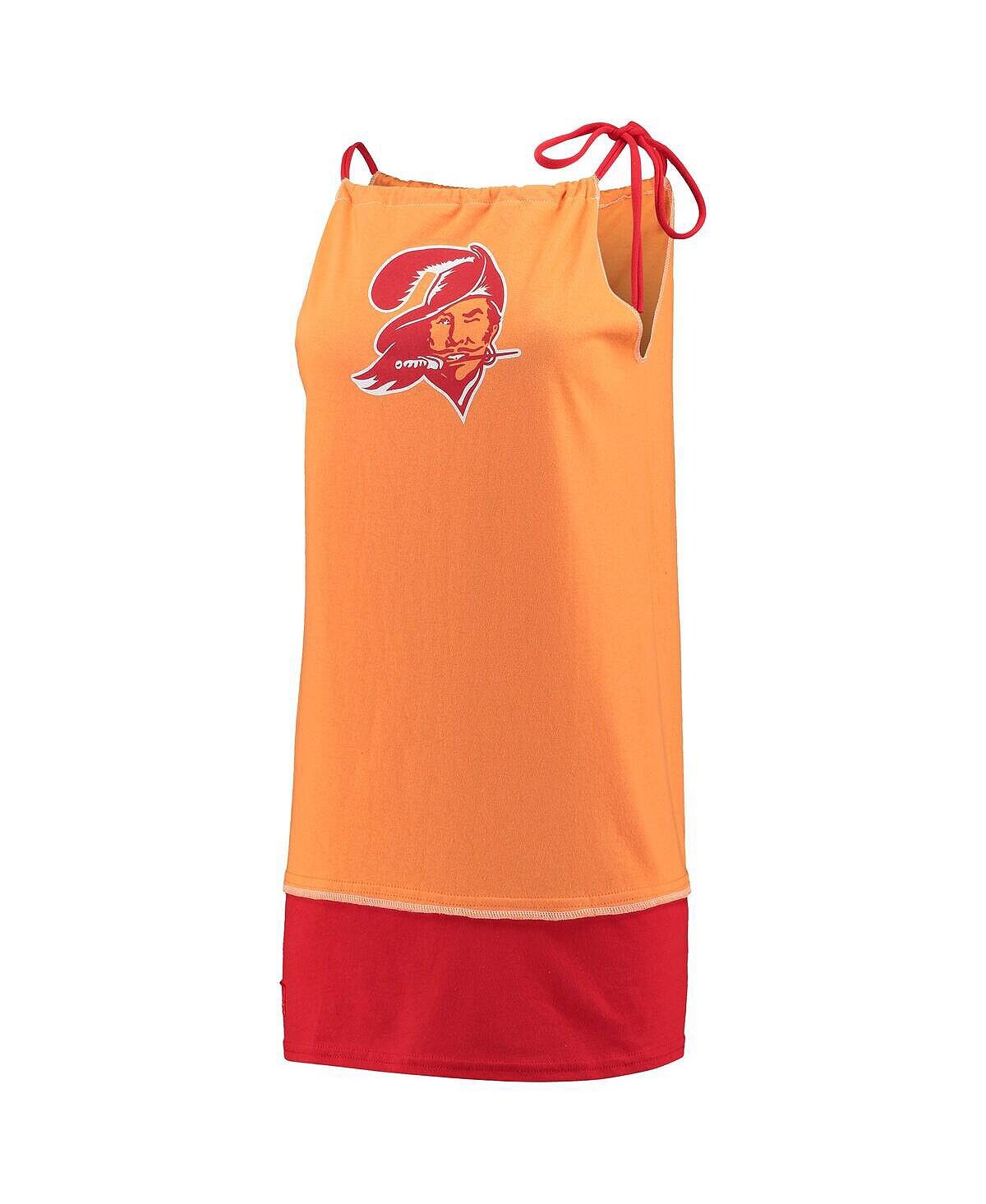 

Женское оранжевое платье-майка в винтажном стиле Tampa Bay Buccaneers Refried Apparel