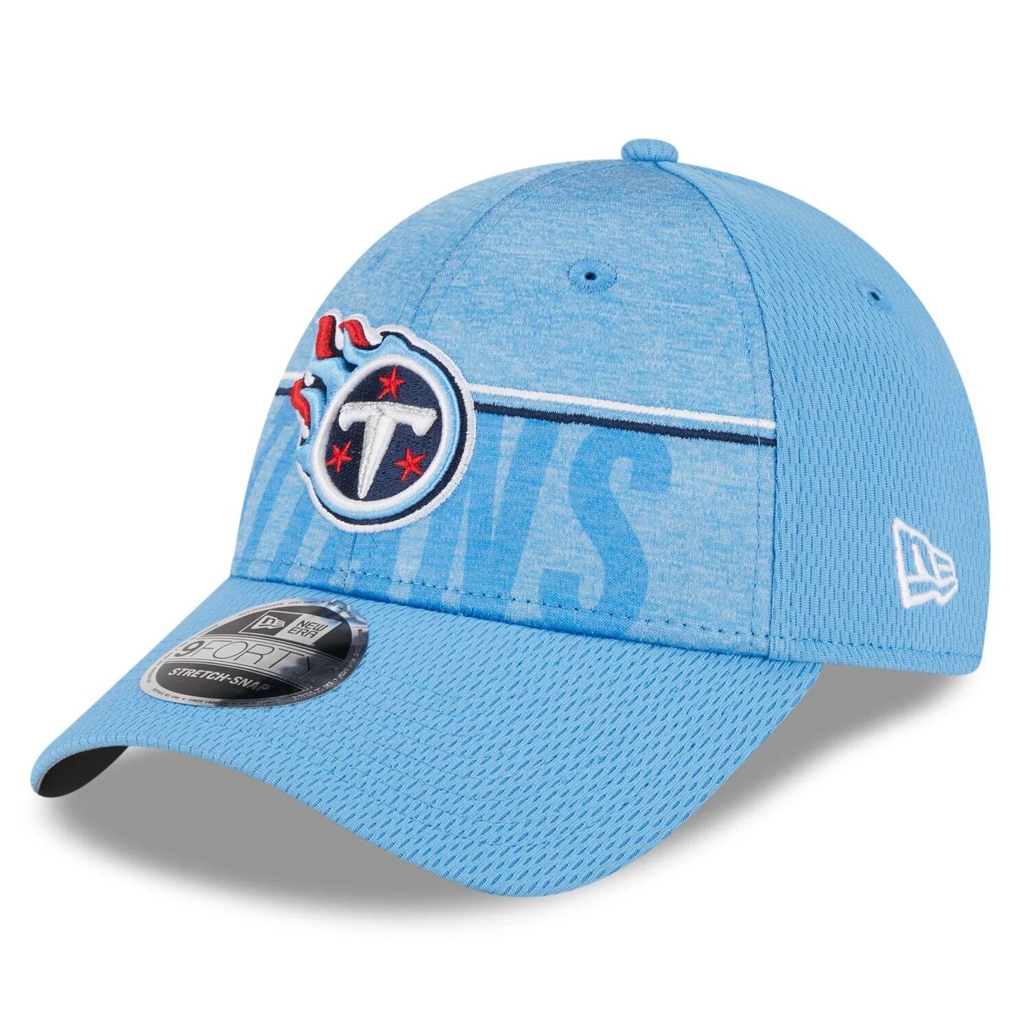 

Мужская регулируемая кепка New Era голубая Tennessee Titans 2023 NFL Training Camp 9FORTY