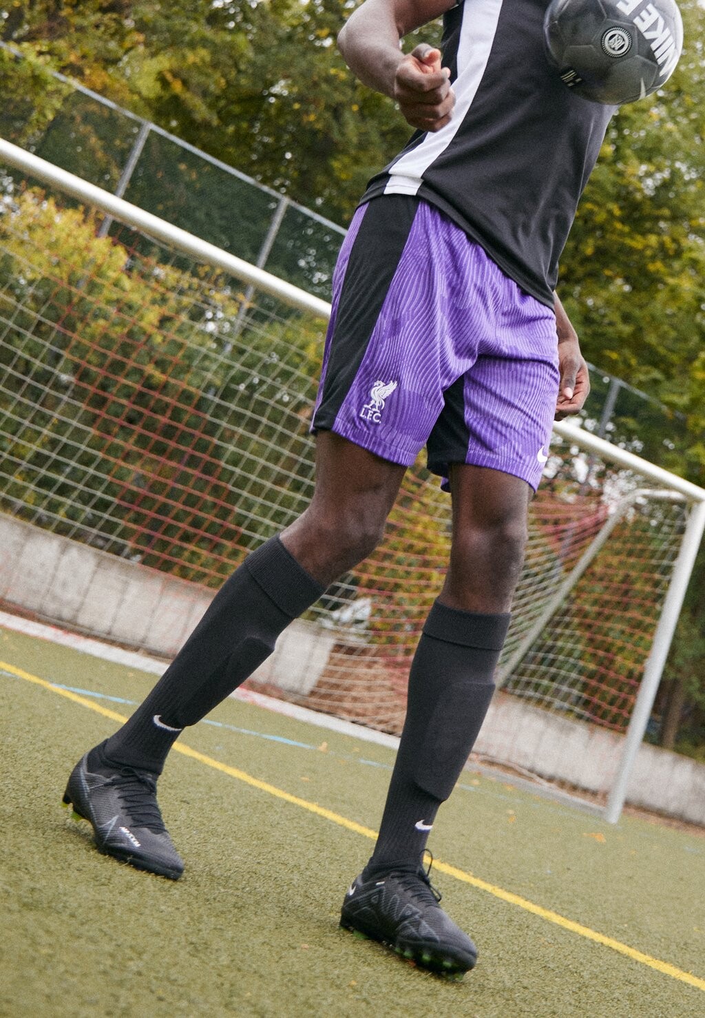

Team LFC M NK DF STAD SHORT 3R Nike, фиолетовый космос/фиолетовый/белый