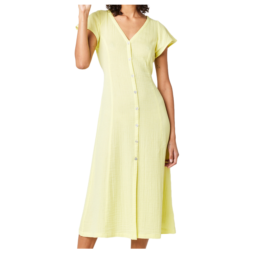 Платье Rip Curl Women's Premium Surf Long Dress, цвет Bright Yellow платье rip curl talia long sleeve dress кремовый