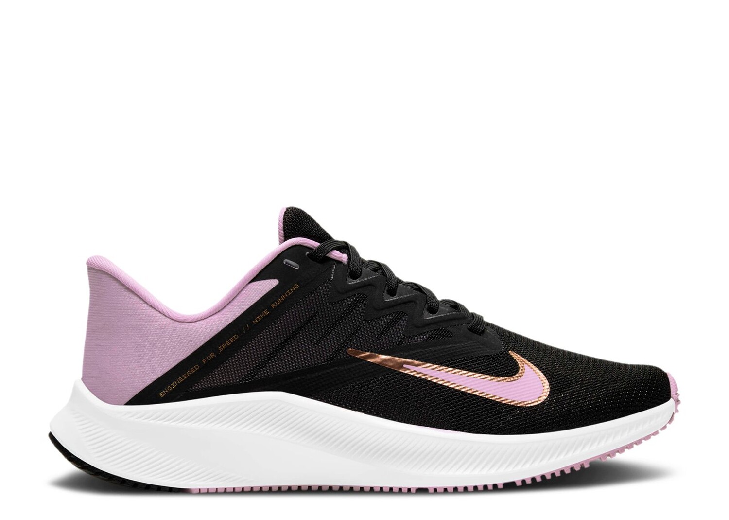 

Кроссовки Nike Wmns Quest 3 'Black Light Arctic Pink', черный