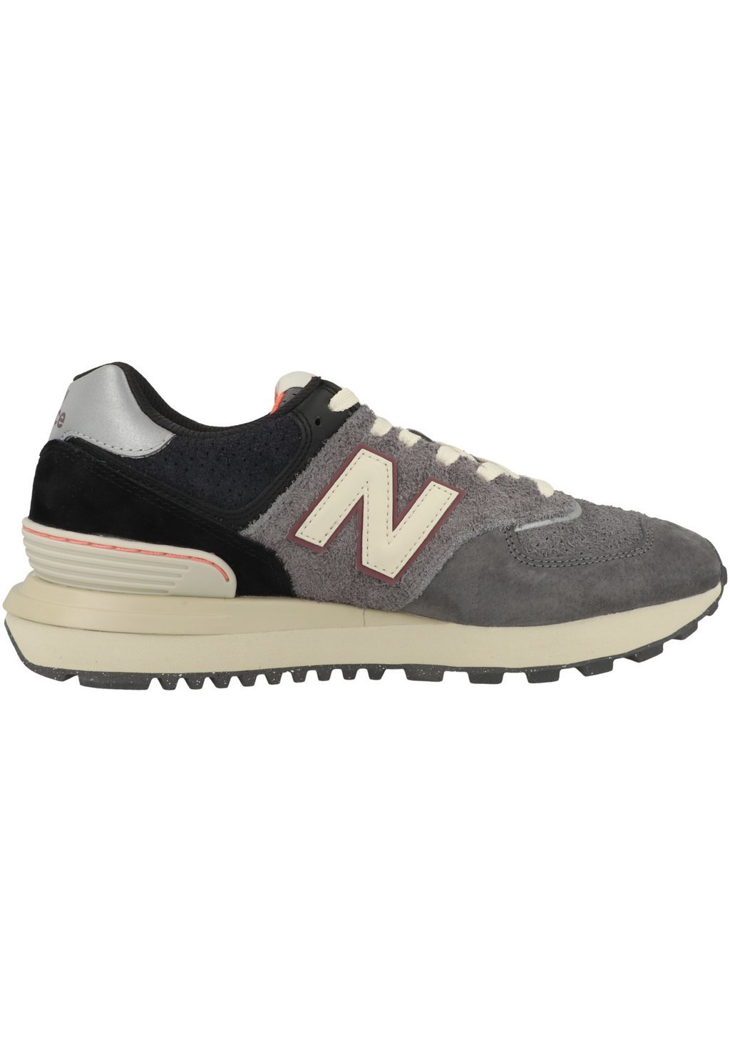 

Полукеды Sneaker Low Unisex New Balance, серо-черные (u574lgge)