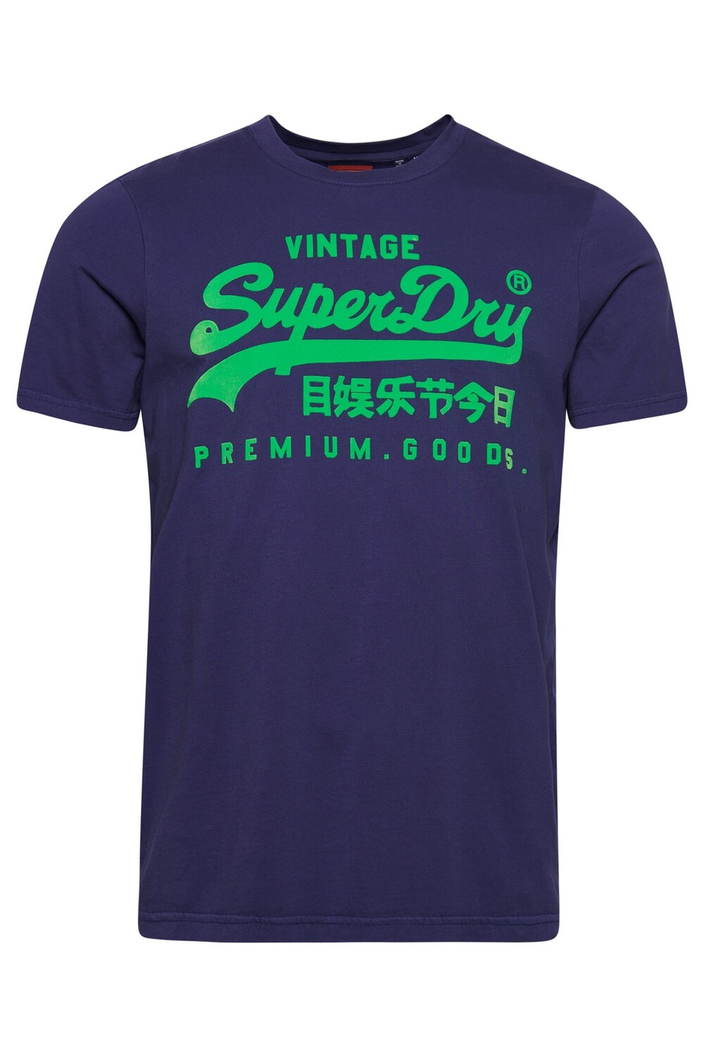 

Футболка - Темно-синяя - Классический крой SUPERDRY, темно-синий
