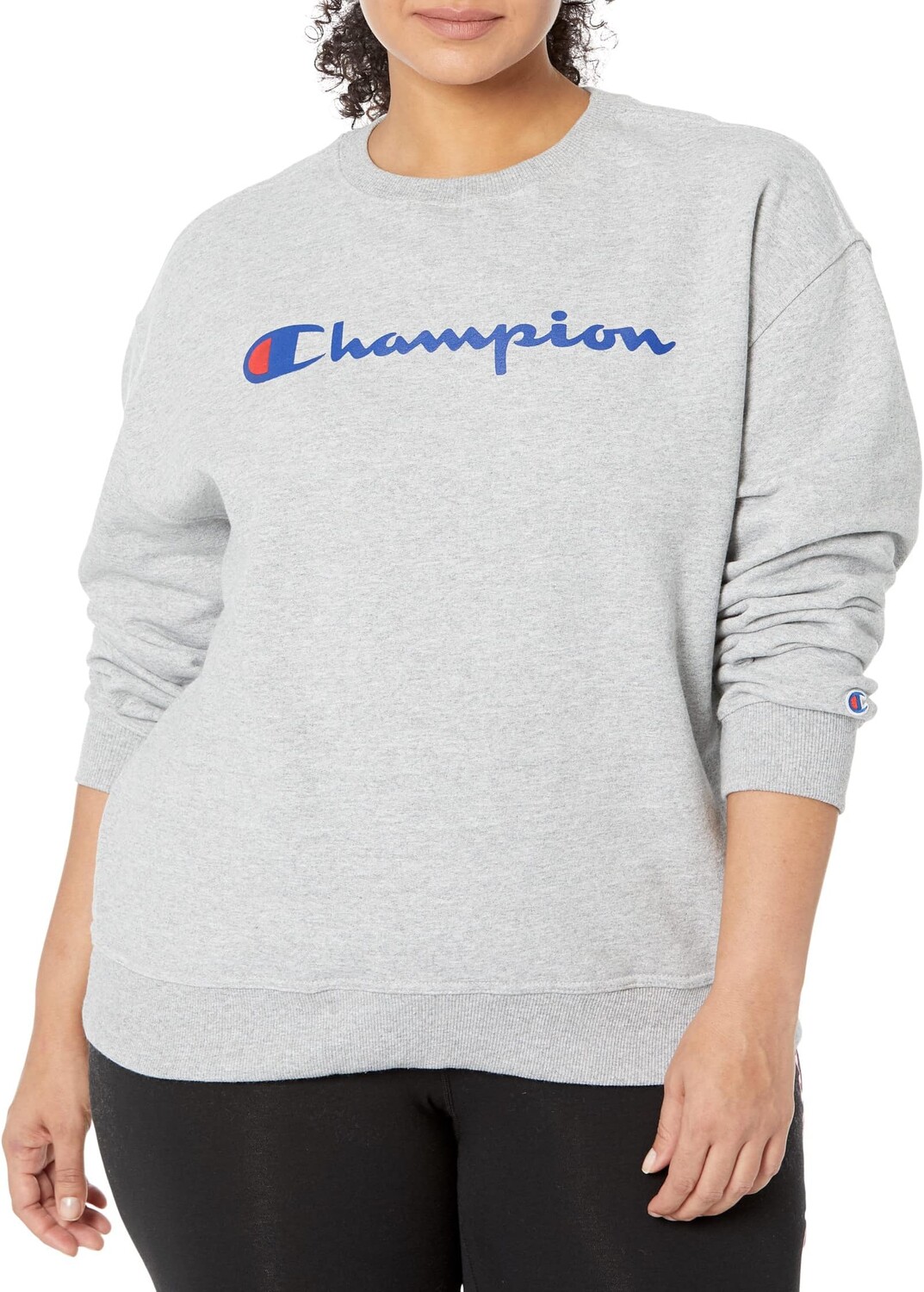

Толстовка Champion Plus Size Powerblend Crew, цвет Oxford Gray