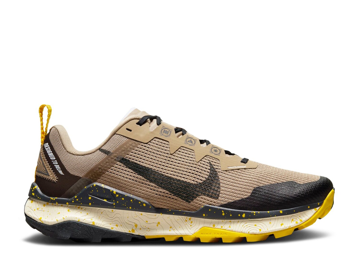 

Кроссовки Nike Wildhorse 8 'Khaki Vivid Sulfur', коричневый