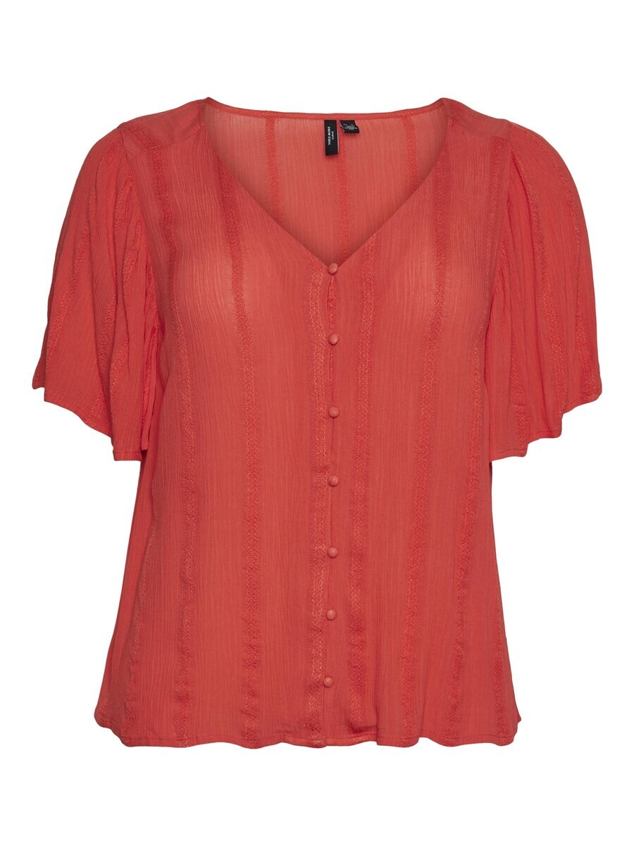 

Блуза Vero Moda Curve Blouse KANVA, темно-оранжевый