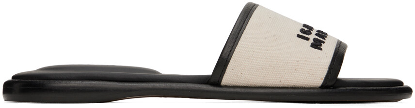 

Бело-черные сандалии Vikee Isabel Marant
