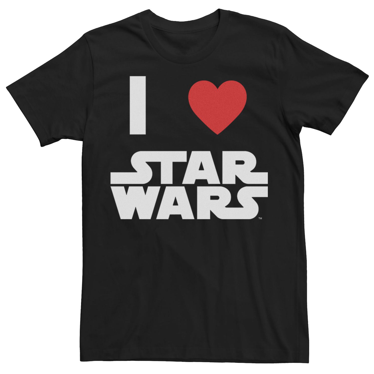 Мужская футболка Star Wars Classic I Heart Star Wars Licensed Character